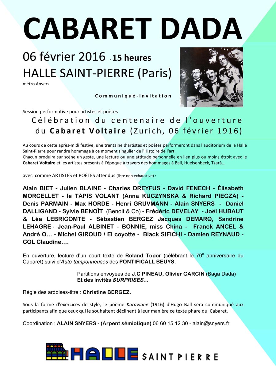 centenaire_Cabaret_Voltaire-communqu 1-Halle-St-Pierre-06-12-15